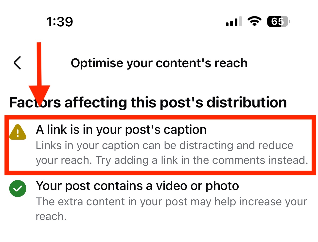 Stop Adding Links in Social Media Captions